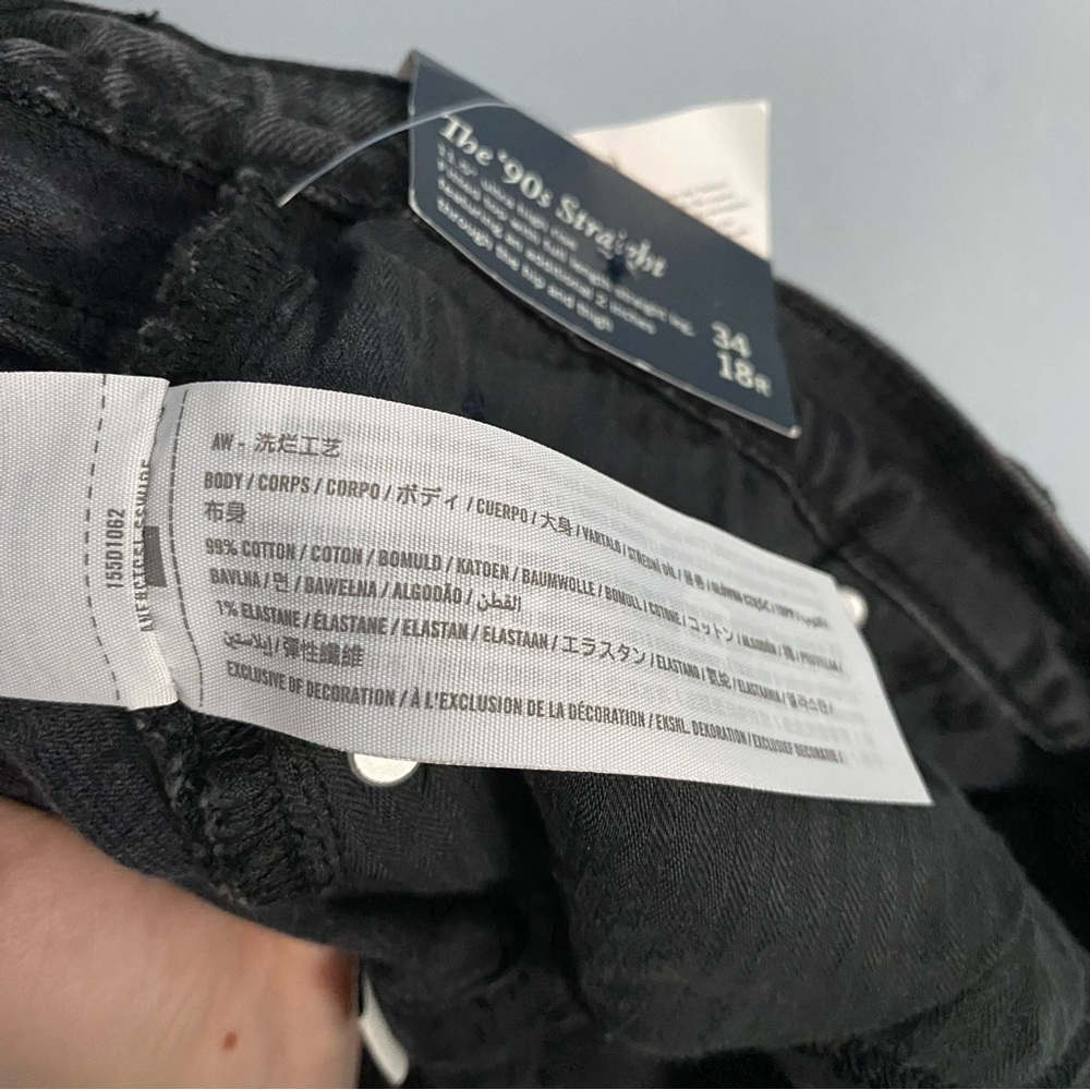 Abercrombie & Fitch Charcoal Straight Leg Jeans - Picture 13 of 13